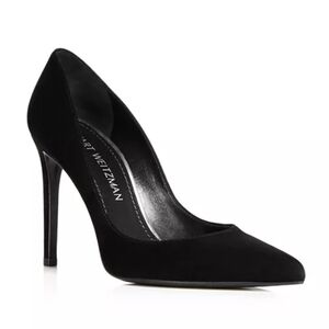 Stuart Wietzman Women's Curvia Suede High-Heel Pumps